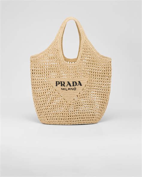 prada tote bag brown|Prada crochet bag 2021.